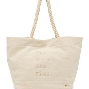 Deux Lux Smitten  “Mrs. Mme. Sra. Frau.” Tote